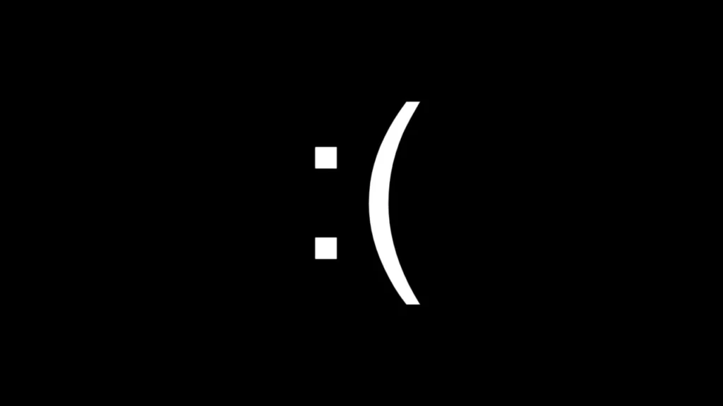 pantalla negra de la muerte de Windows 11
