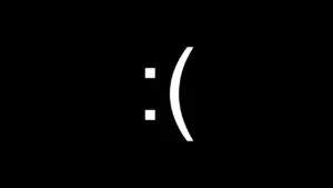 pantalla negra de la muerte de Windows 11